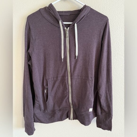 Vuori Women’s Zip Up Hooded Jacket Hoodie Sweatshirt w/ Pockets - Picture 1 of 3